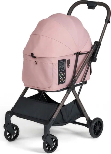 Wózek FIKAGO dla psów i kotów Mist Pink