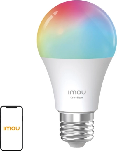 Inteligentna żarówka LED IMOU E27 (Matter), 9 W, 806 lm, RGB + CCT