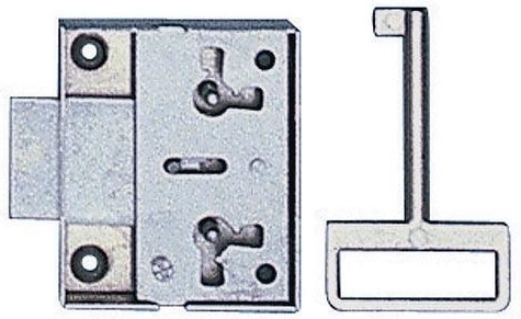 Zamek meblowy 117/30 z kluczem, prawy/lewy