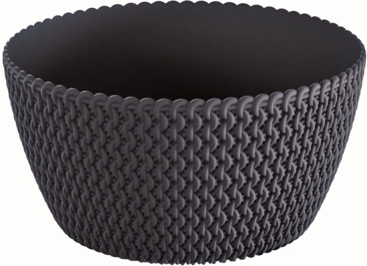 Misa na rośliny Splofy 23,6 cm antracyt
