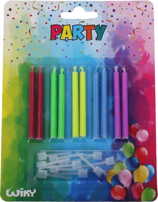 Świece z Kolorowym Płomieniem