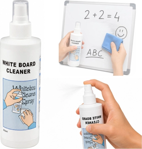 Spray czyszczący do tablic suchościeralnych 250 ml - 1 sztuka