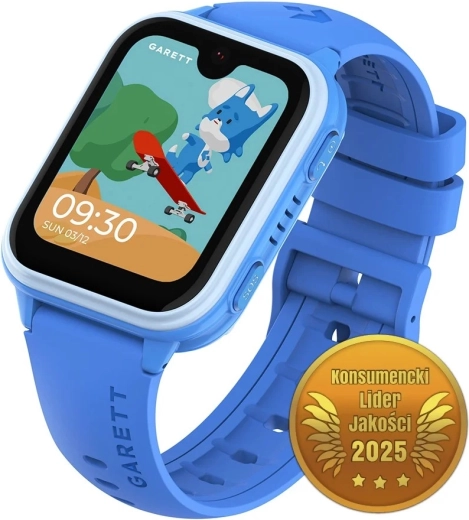 Dziecięcy smartwatch GARETT Kids Vibe AI 4G niebieski