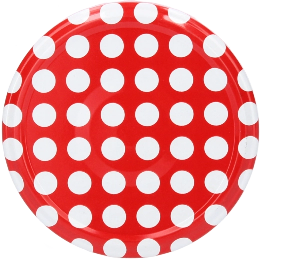 Wieczka do słoików typu Twist 82 mm Groszek, 6 szt.