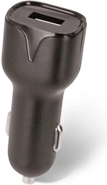 Setty USB ładowarka samochodowa 2,4 A z kablem microUSB 1 m, czarna