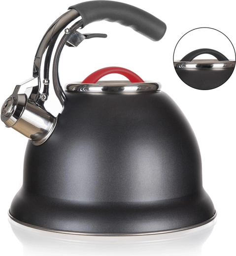 Stalowy czajnik z gwizdkiem ADVANTAGE 2,7 l