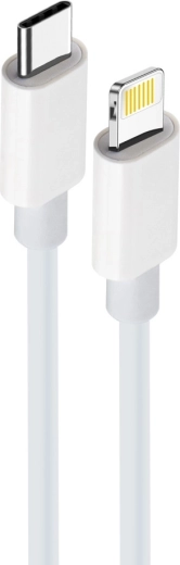 Maxlife kabel USB‑C – Lightning 1 m, biały
