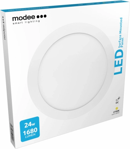 Modee LED panel sufitowy 24 W, 1650 lm, 300 mm, ciepła biel