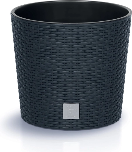 Donica Rato Round z wkładem 40 cm antracyt