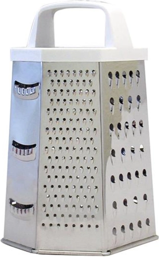 Nierdzewna sześciokątna tarka TORO