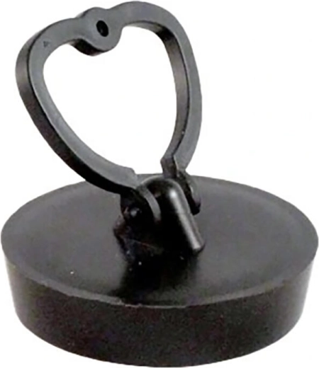 Plastowa zatyczka do umywalki i zlewu 45,5 mm z dużym uszkiem