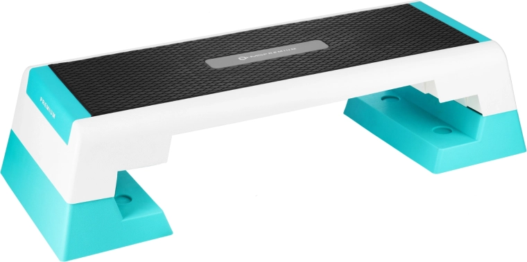 Step aerobowy HMS biały/miętowy