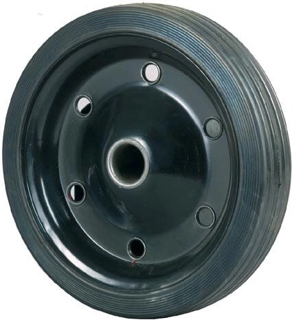 Pełne koło do wózka transportowego 250 × 30 mm z metalową felgą