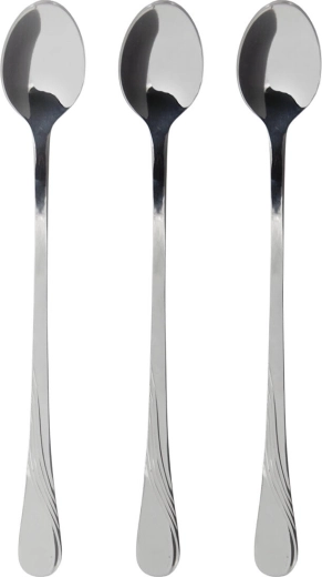 Łyżeczki do latte Celestra ze stali nierdzewnej, 3 szt.