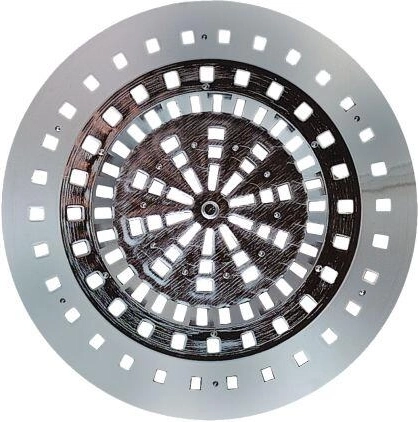 Łapacz zanieczyszczeń chromowany 8,3 cm (2 szt.)