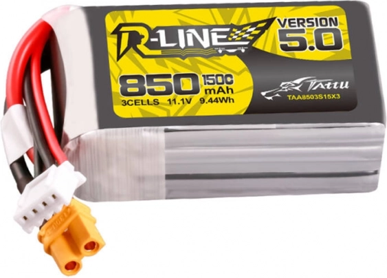 Tattu R-Line Akumulator litowo-polimerowy 850mAh 3S 11.1V 150C