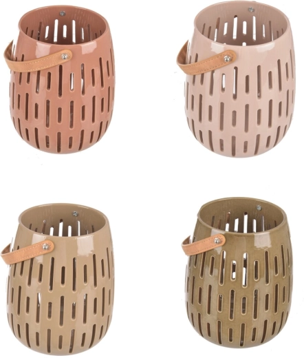 Dekoracyjny świecznik z dolomitu 20 cm (4 warianty)