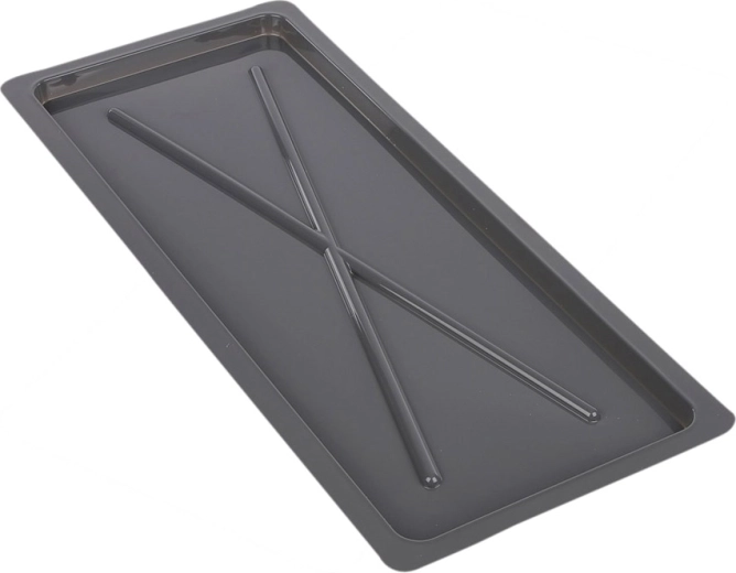 Metpol srebrna tacka ociekowa 55 × 24 cm do ociekacza szafkowego 60 cm