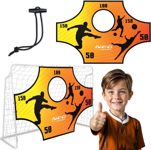 Treningowa płachta strzelecka na bramkę piłkarską Neo-Sport 180 x 120 cm