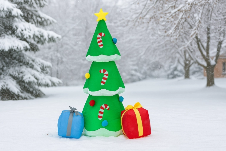 Nadmuchiwana choinka świąteczna z oświetleniem LED 180 cm