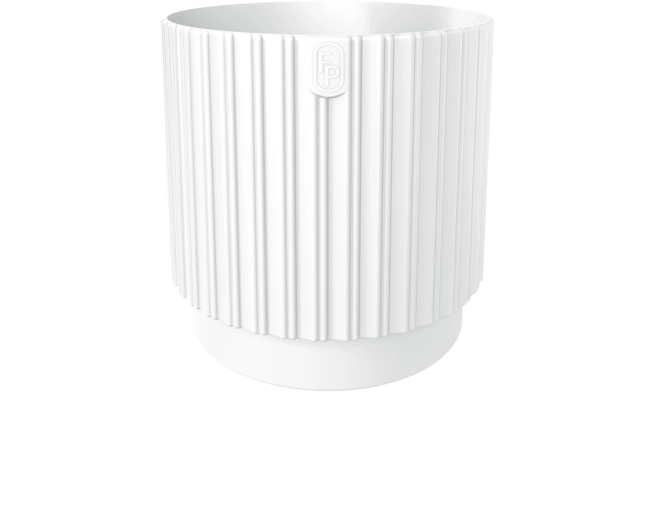 Doniczka MIKA Cyli Petit ECO Recycled 14 cm biała