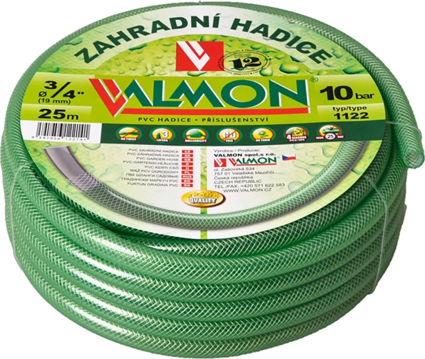 Wąż ogrodowy 1/2" 25 m TRA ZE – wzmocniony PVC, przezroczysty jasnozielony