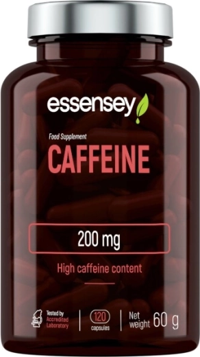 Essensey Caffeine kofeina 200 mg + ekstrakt z grejpfruta, 120 kapsułek