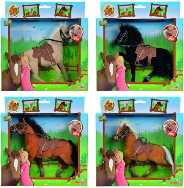 Koń Champion Beauty 19 cm z siodłem