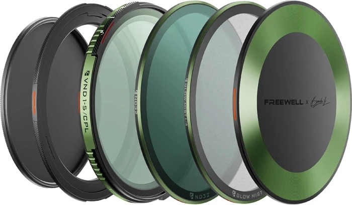Zestaw filtrów Freewell Brandon Li ND/CPL o zmiennej gęstości 77 mm