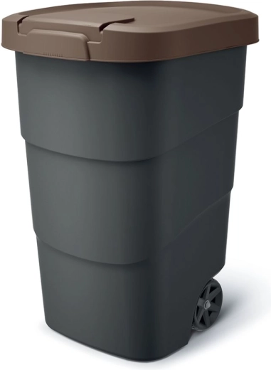 Ogrodowy pojemnik na odpady z kółkami 95 l WHEELER