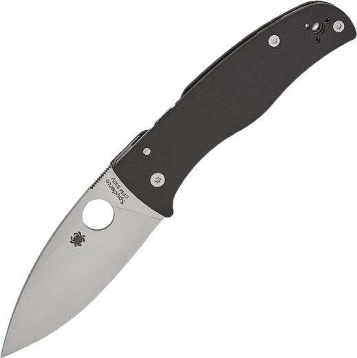 Spyderco Bodacious – nóż składany z ostrzem 9,2 cm, satyna, czarne G10