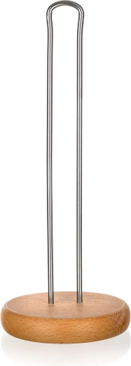 Stojak na papierowe ręczniki Apetit 28 cm, metal i drewno