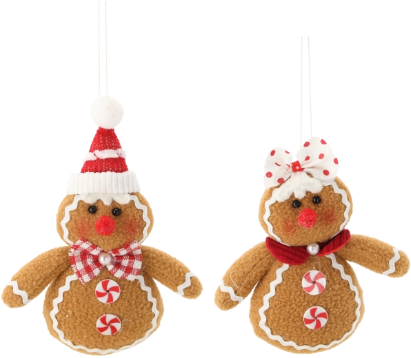 Świąteczna piernikowa figurka chłopca lub dziewczynki 12 × 4 × 17 cm