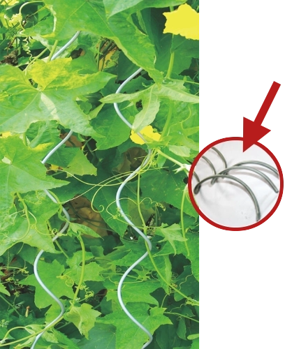 Aluminiowa spiralna podpora do roślin 10 mm × 120 cm