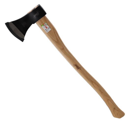 Ciesielski topór 1500 g z drewnianym trzonkiem 80 cm