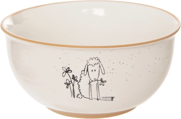 Ceramiczna miseczka Statek z motywem owieczki 13,5 cm