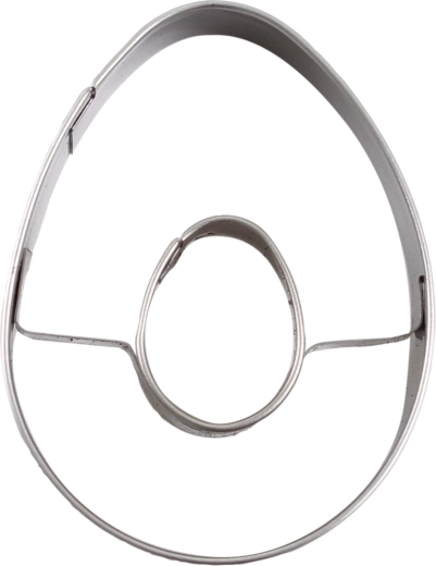 Foremki do wycinania wielkanocnych jajek ze stali nierdzewnej 4–6 cm