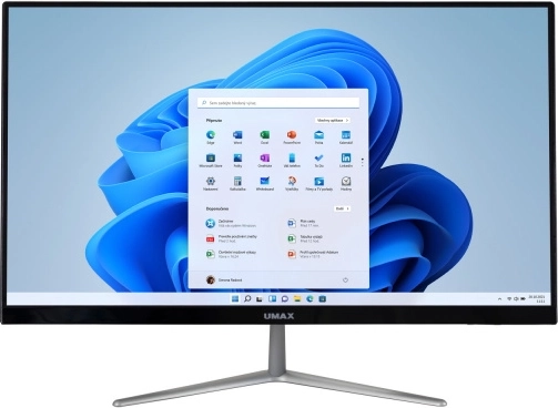 Umax U-One 24JL Pro komputer all-in-one 24" IPS Full HD, Celeron N5100, 4 GB RAM, 128 GB SSD, Windows 11 Pro