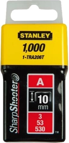 Zszywki 10 mm typ A STANLEY, 1000 szt.