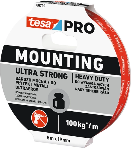 Taśma montażowa Ultra Strong 19 mm × 5 m Tesa