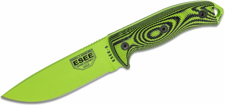 ESEE 5 Venom uniwersalny nóż 13,3 cm, G10, kabura z kydexu