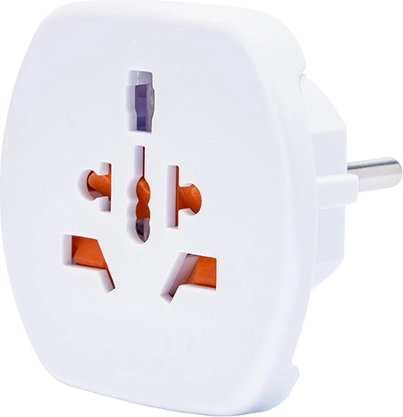 Solight adapter podróżny do gniazdek E/F (Czechy/Europa) - 1 sztuka