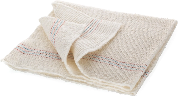 Ścierka do podłogi z włókniny 50 × 60 cm, biała