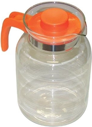 Szklany dzbanek JULIE 2 l z plastikową pokrywką i uchwytem