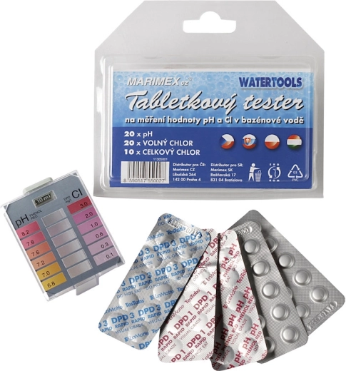 Tabletkowy tester pH i chloru do basenu