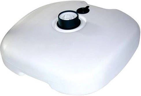 Plastowa podstawa pod parasol biały
