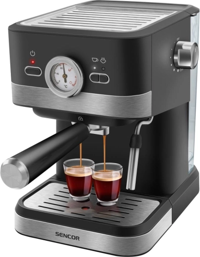 Kolbowy ekspres do kawy Sencor SES 1721BK do espresso i cappuccino