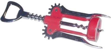 Skrzydełkowy korkociąg do wina UNIPEX, metalowy, 15,5 cm