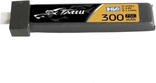 Tattu akumulatory LiPo 300 mAh 3,8 V 75C 1S HV BT2.0 (5 szt.)