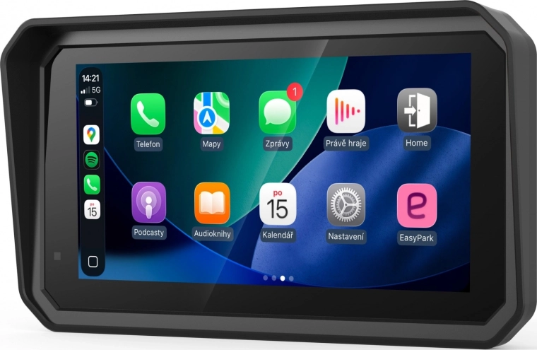 Motocyklowy wyświetlacz z bezprzewodowym CarPlay i Android Auto – 1 szt.